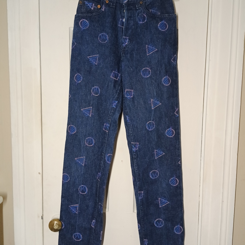 Levi's 5 Classic Blue Denim Jeans Vintage Punk Mom Made In The USA 80s RARE